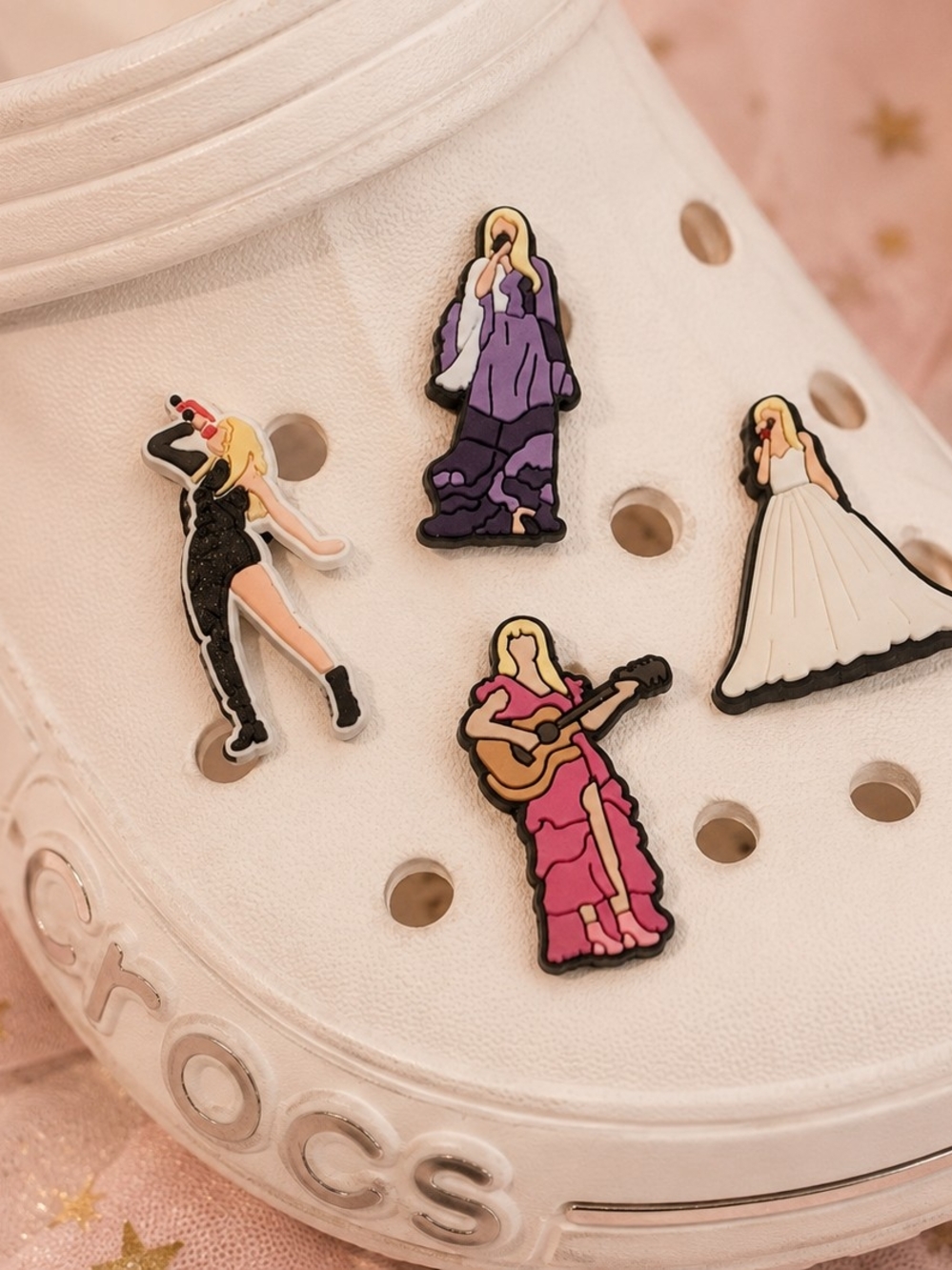 Unofficial Taylor Swift Croc Charm Jibbitz Set of 4 New